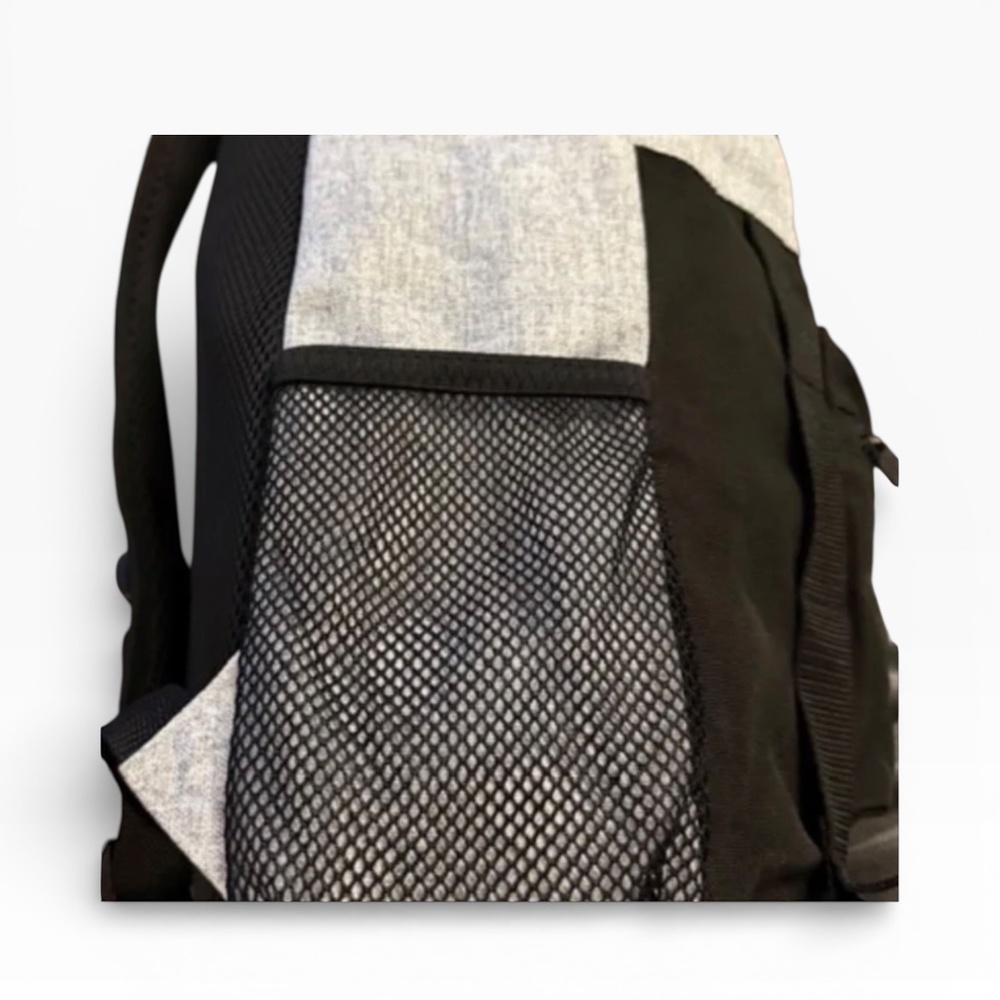 Reebok Bobbie Top Loader Backpack Gray Black Laptop School Travel Bag - Picture 5 of 11